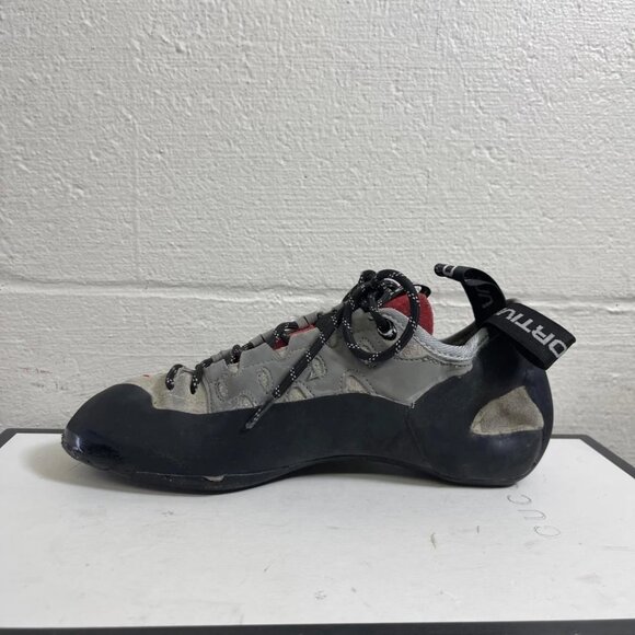 La Sportiva Tarantulace Grey Black Leather Climbing Shoes Lace up Mens 8 US/7 UK main image 7